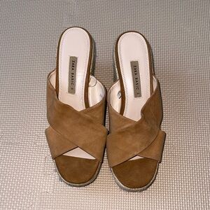 Zara Women's Brown Mules